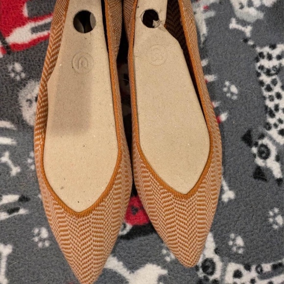 Rothy's Shoes - Rothy’s Wool Camel Herringbone Flats